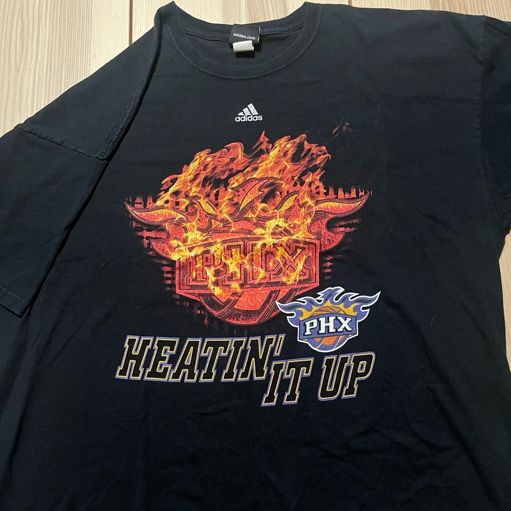 Vintage Y2K Adidas Phoenix Suns Heatin’‎ It Up Shirt